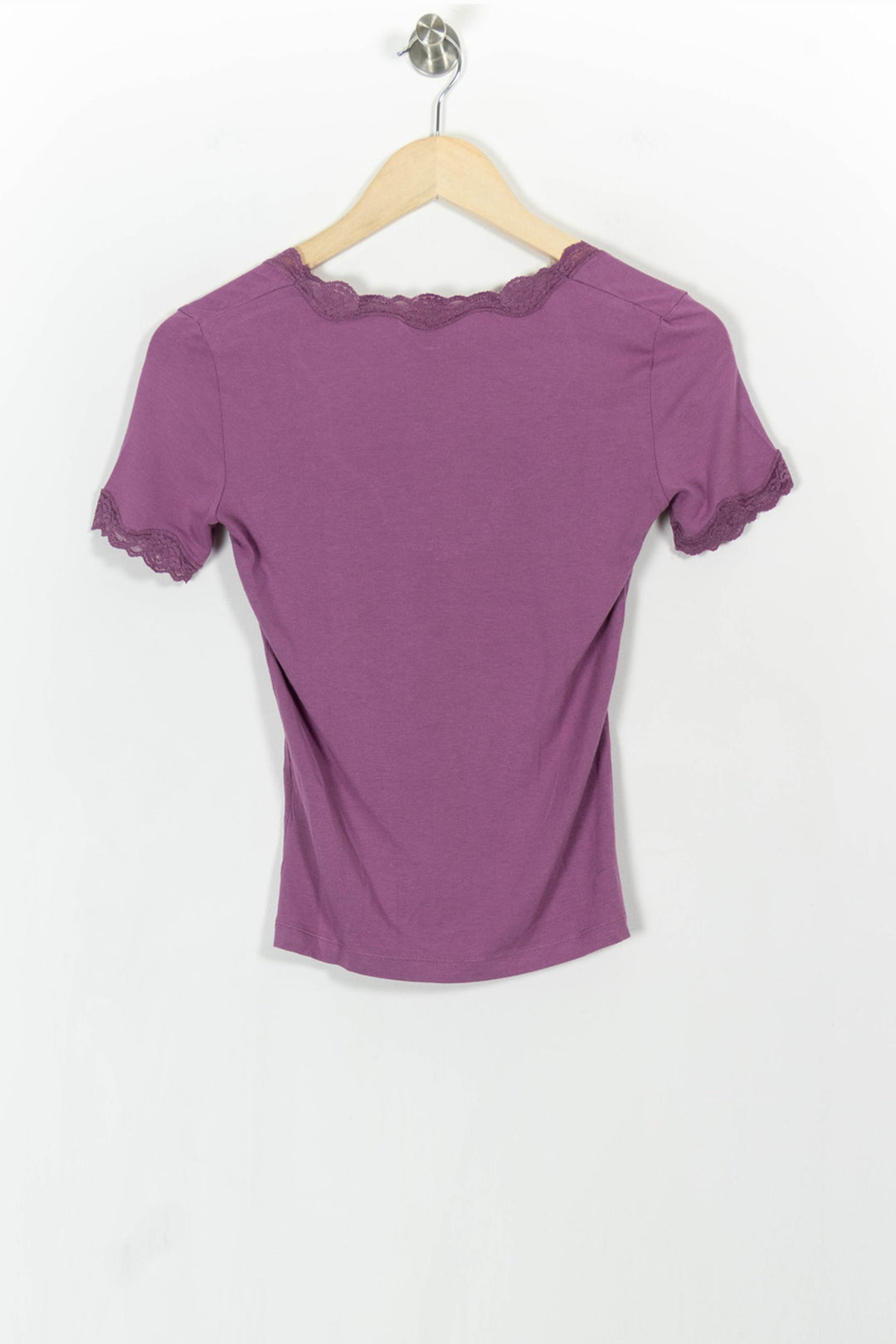 T-shirt Violet - Taille S/36 de la marque Maison 123 | PARAD68253 - Vendu par Paradigme - Image 4