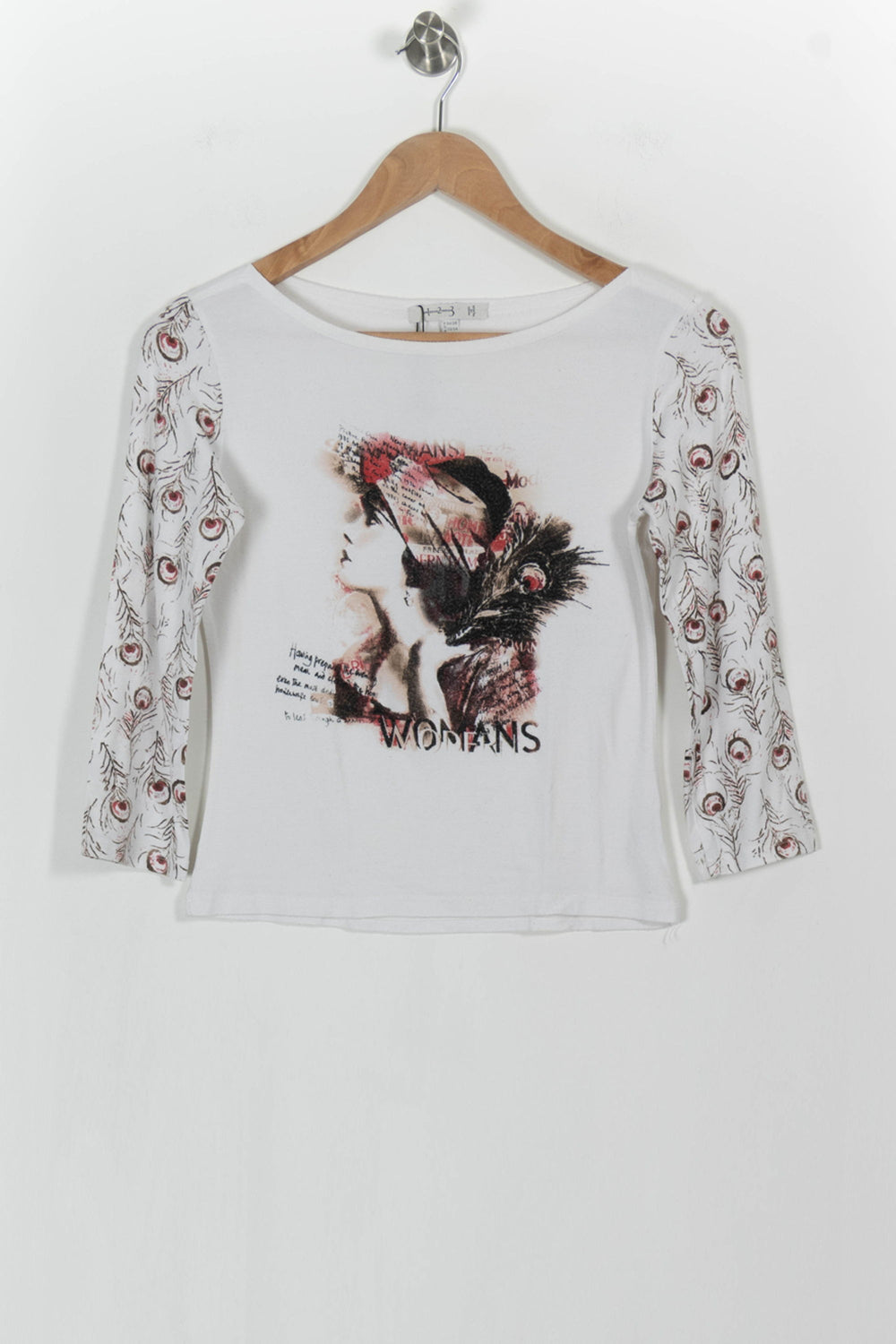 T-shirt Blanc - Taille S/36 de la marque Maison 123 | PARAD68254 - Vendu par Paradigme - Image 2