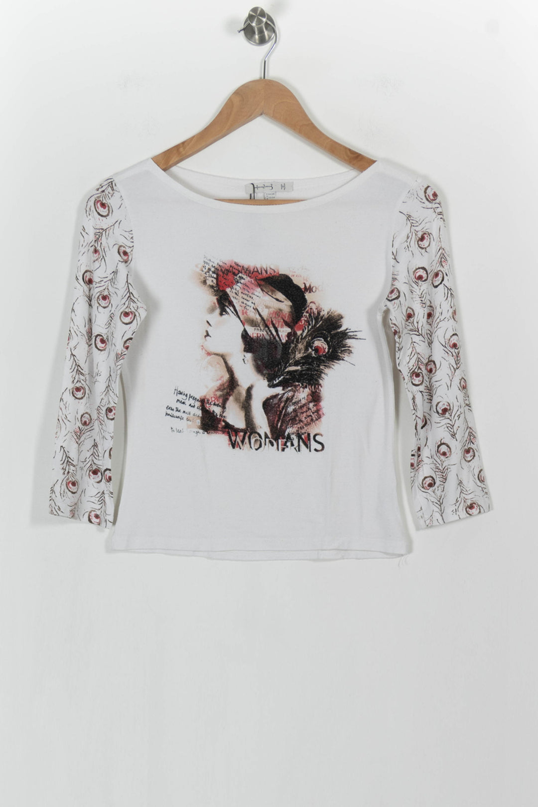 T-shirt Blanc - Taille S/36 de la marque Maison 123 | PARAD68254 - Vendu par Paradigme - Image 2