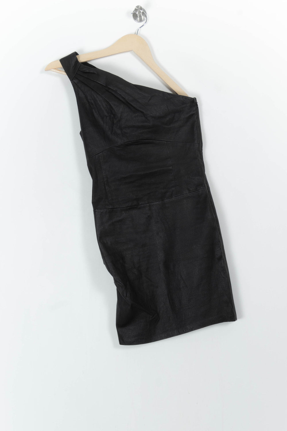 Robe Asymétrique Noire - Taille M/38 de la marque Maje | PARAD68270 - Vendu par Paradigme - Image 2