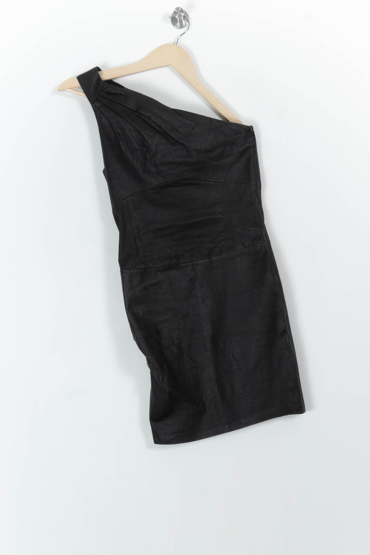 Robe Asymétrique Noire - Taille M/38 de la marque Maje | PARAD68270 - Vendu par Paradigme - Image 2