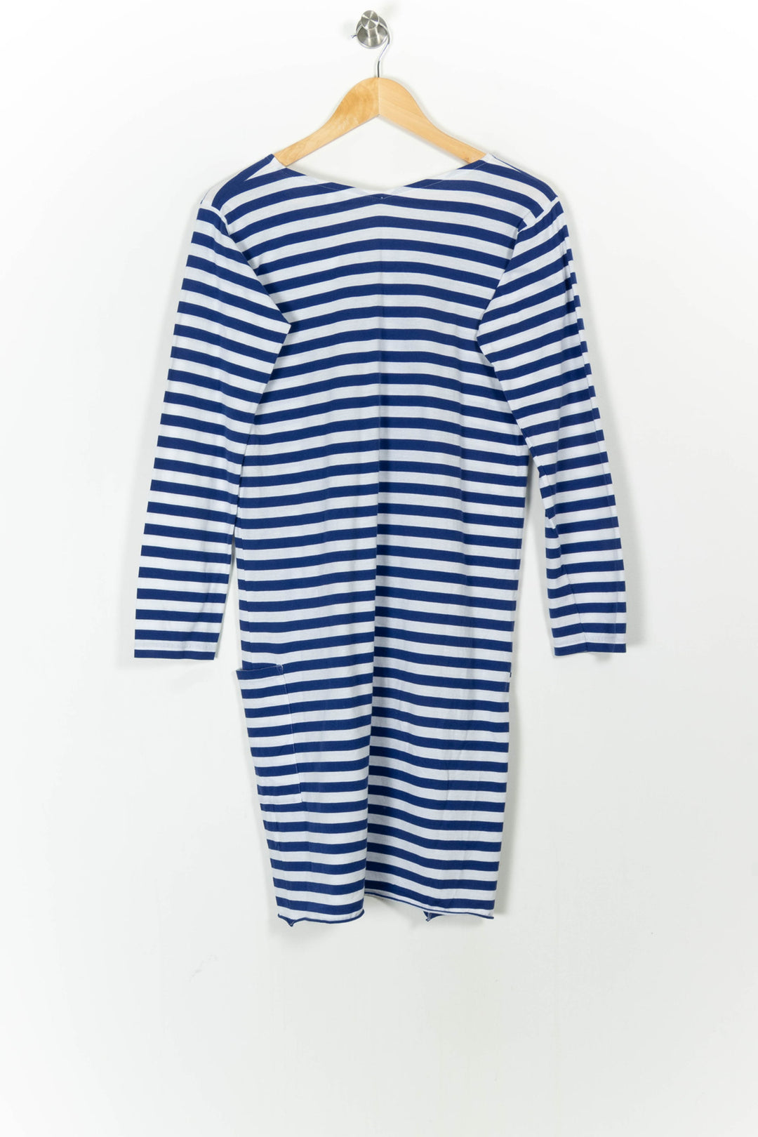Robe Courte Bleue et Blanche - Taille M/38 de la marque Agnès b. | PARAD68274 - Vendu par Paradigme - Image 4