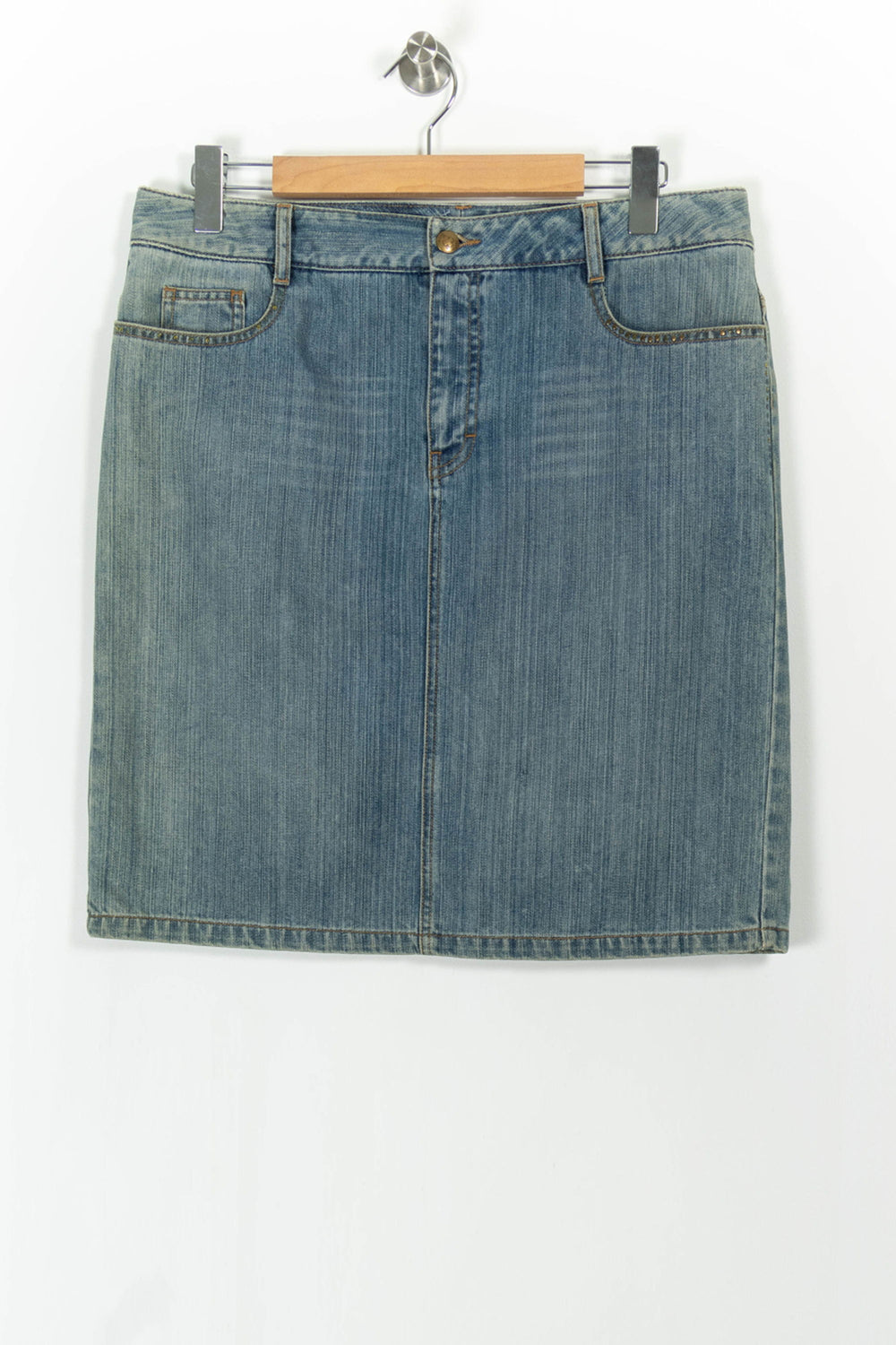 Jupe en Jean Bleue - Taille XXL/44 de la marque Gerard Darel | PARAD68306 - Vendu par Paradigme - Image 2
