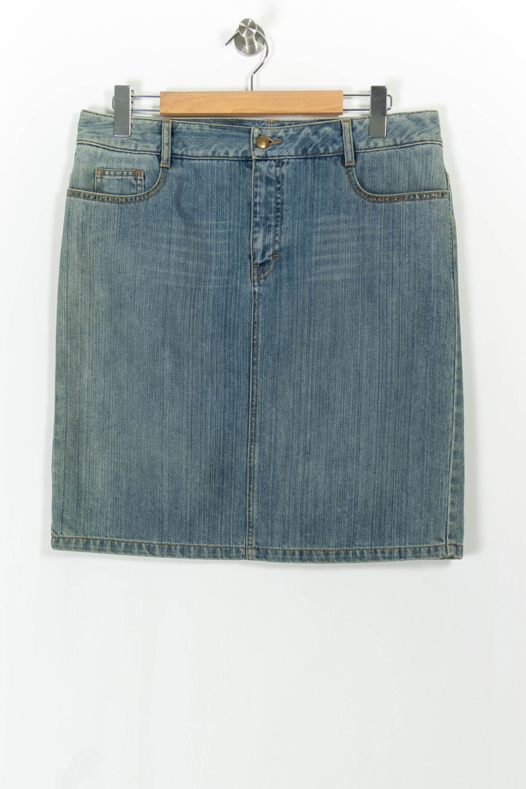 Jupe en Jean Bleue - Taille XXL/44 de la marque Gerard Darel | PARAD68306 - Vendu par Paradigme - Image 2
