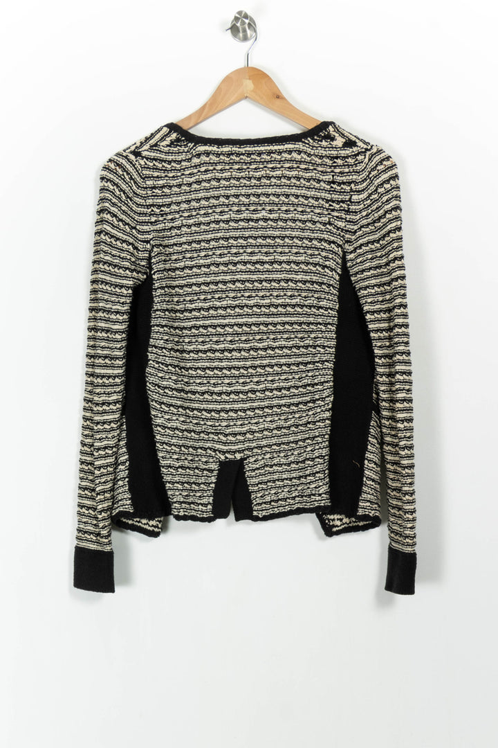 Cardigan Noir et Beige - Taille M/38 de la marque Comptoir des Cotonniers | PARAD68309 - Vendu par Paradigme - Image 4