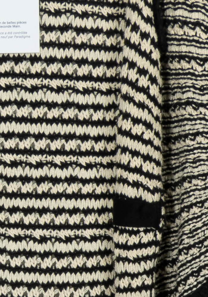 Cardigan Noir et Beige - Taille M/38 de la marque Comptoir des Cotonniers | PARAD68309 - Vendu par Paradigme - Image 3
