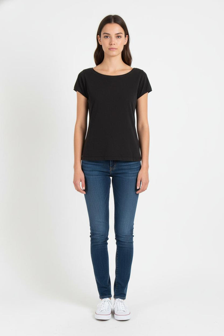 Tee-shirt Noir - Taille S/36 de la marque Agnès b. | PARAD68315 - Vendu par Paradigme - Image 1