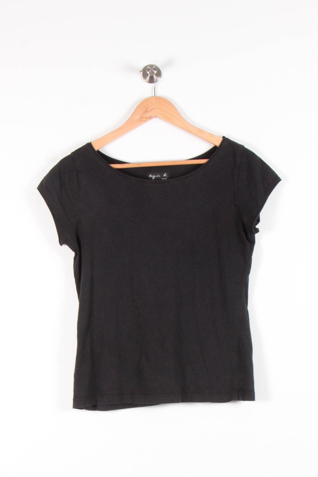 Tee-shirt Noir - Taille S/36 de la marque Agnès b. | PARAD68315 - Vendu par Paradigme - Image 2