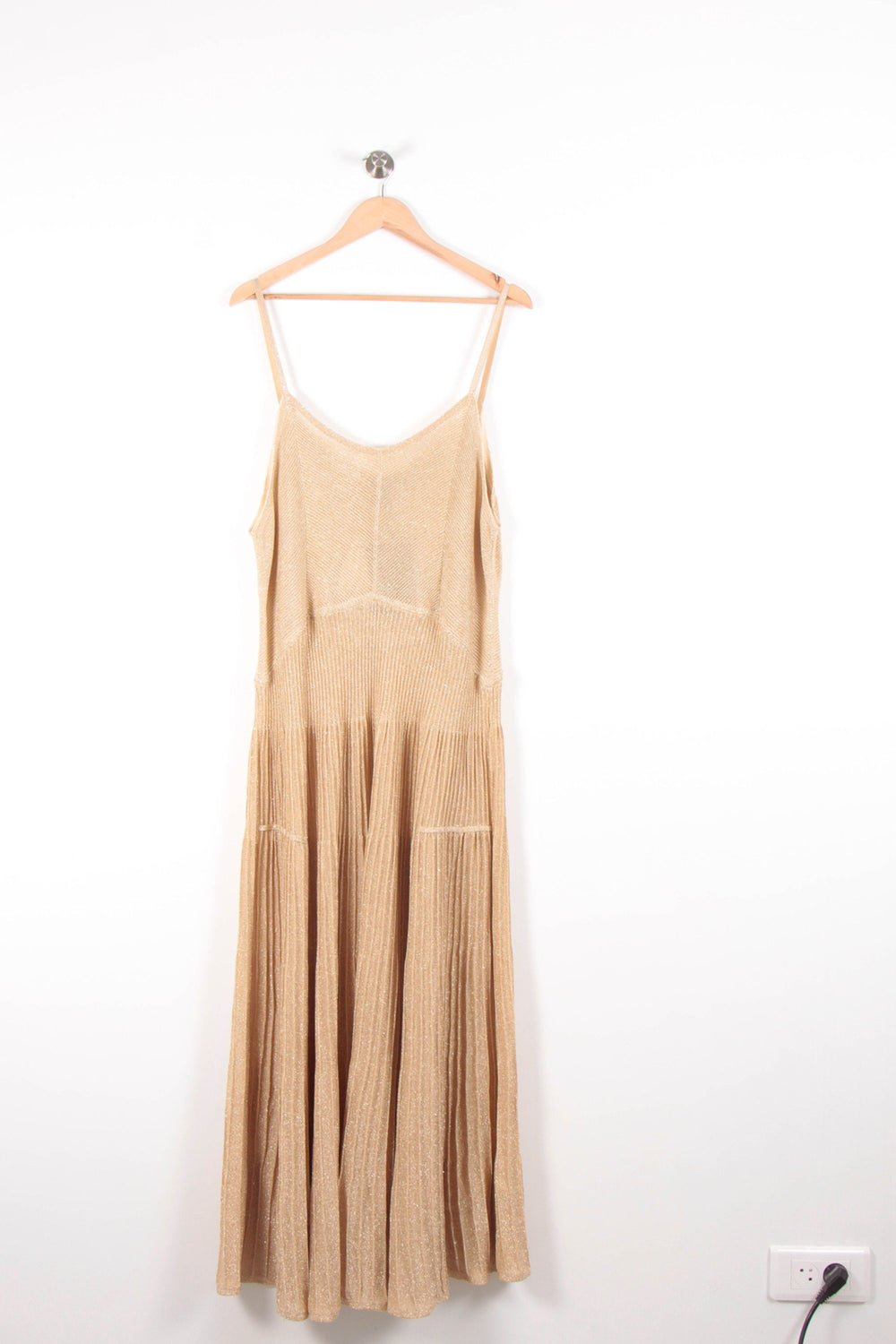 Robe Longue Dorée - Taille XXL/44 de la marque Marina Rinaldi | PARAD68324 - Vendu par Paradigme - Image 2