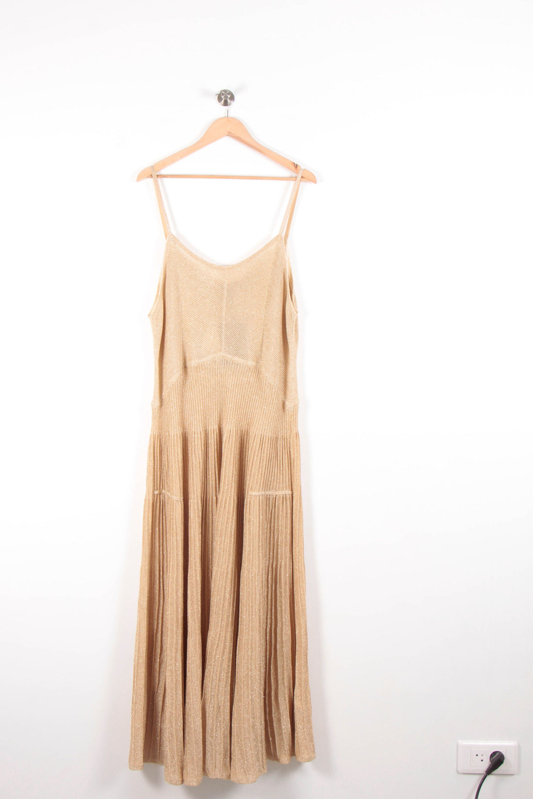 Robe Longue Dorée - Taille XXL/44 de la marque Marina Rinaldi | PARAD68324 - Vendu par Paradigme - Image 2