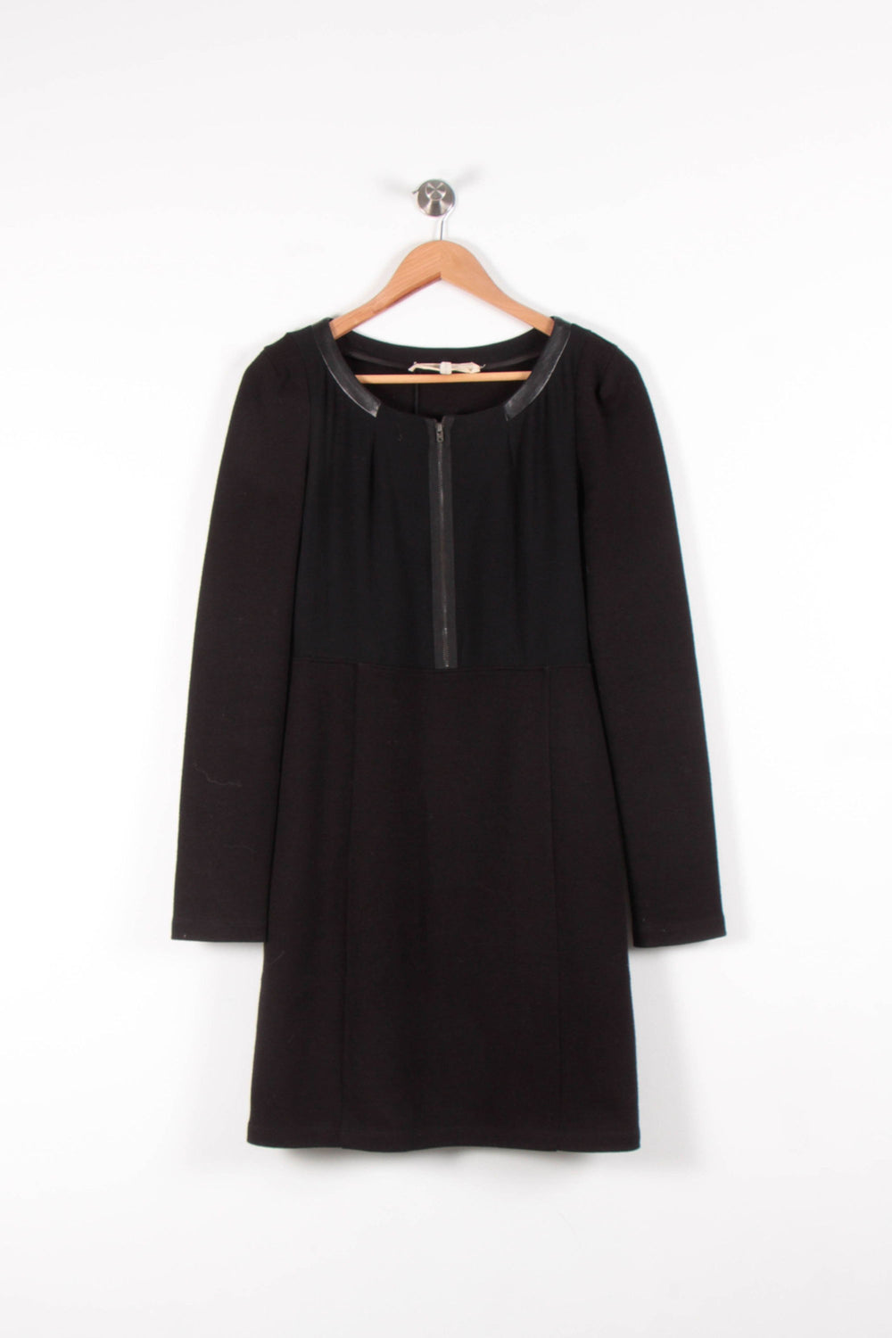 Robe Courte Noire - Taille M/38 de la marque Vanessa Bruno - Athé | PARAD68328 - Vendu par Paradigme - Image 2
