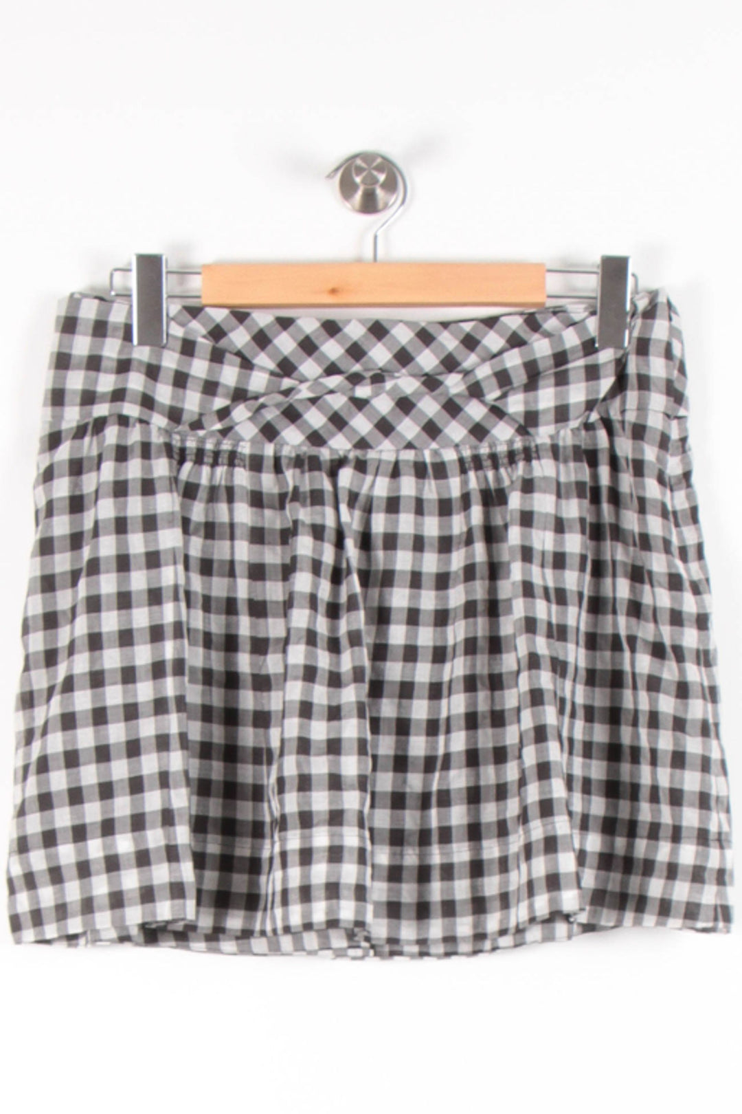 Jupe Courte Grise et Blanche - Taille XL/42 de la marque Comptoir des Cotonniers | PARAD68331 - Vendu par Paradigme - Image 4