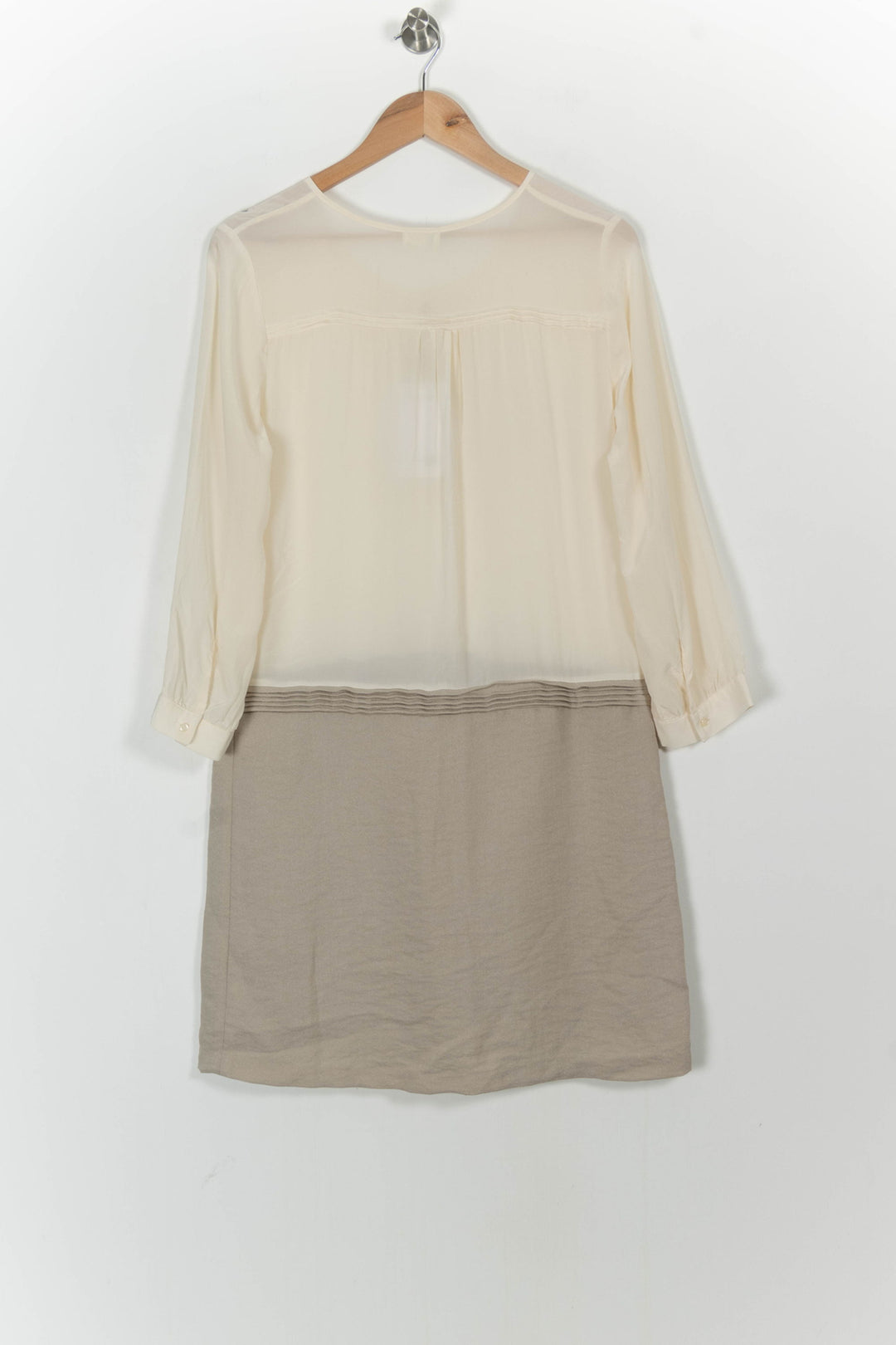 Robe Courte Écrue et Beige - Taille XL/42 de la marque Stella Forest | PARAD68341 - Vendu par Paradigme - Image 4