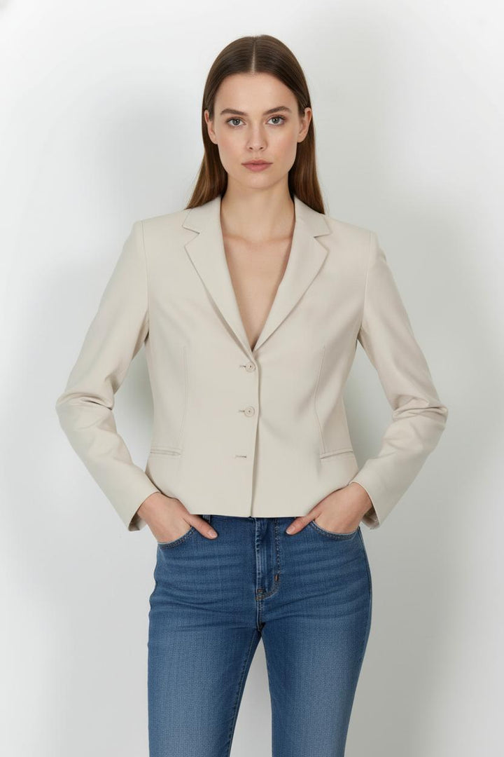 Veste Beige - Taille L/40 de la marque Tara Jarmon | PARAD68345 - Vendu par Paradigme - Image 1
