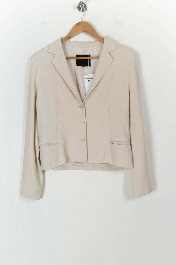 Veste Beige - Taille L/40 de la marque Tara Jarmon | PARAD68345 - Vendu par Paradigme - Image 2