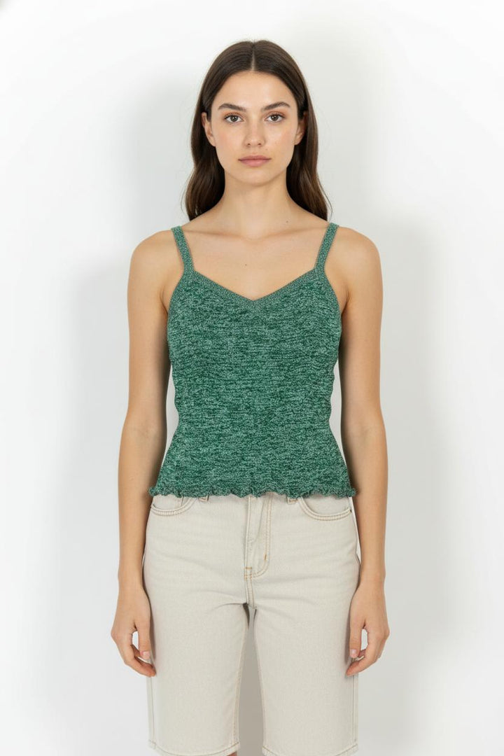 Débardeur Vert - Taille S/36 de la marque Claudie Pierlot | PARAD68360 - Vendu par Paradigme - Image 1