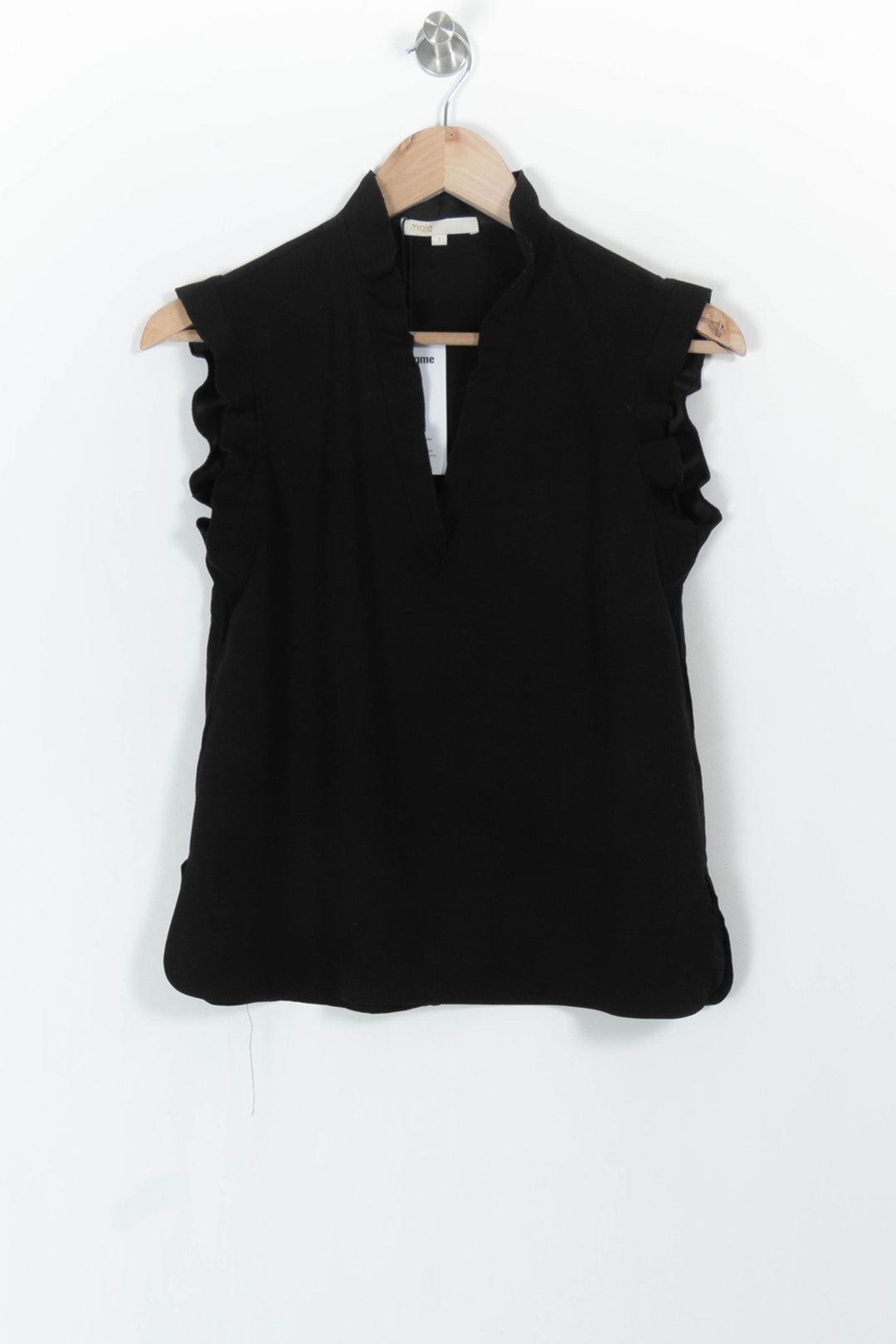 Blouse Noire - Taille S/36 de la marque Maje | PARAD68365 - Vendu par Paradigme - Image 2