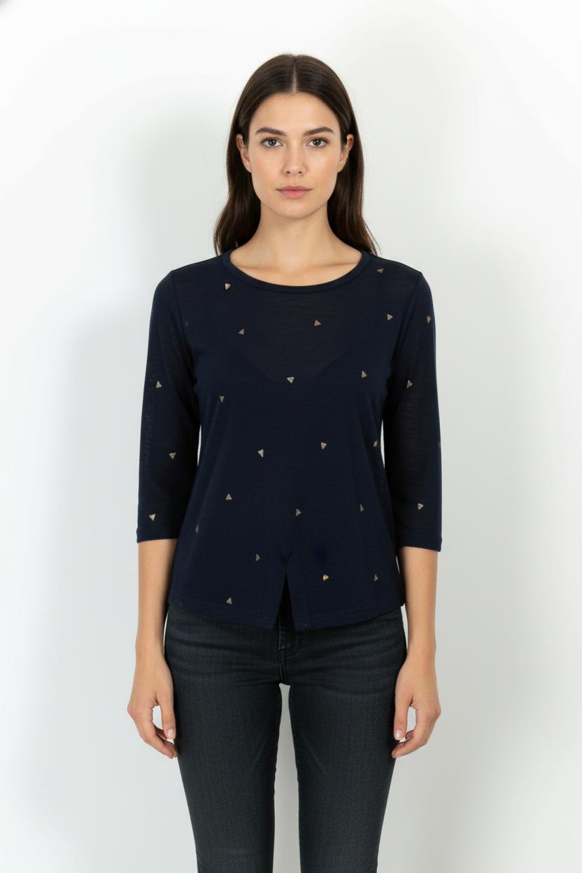 Pull Léger Bleu - Taille S/36 de la marque Grace & Mila | PARAD68368 - Vendu par Paradigme - Image 1