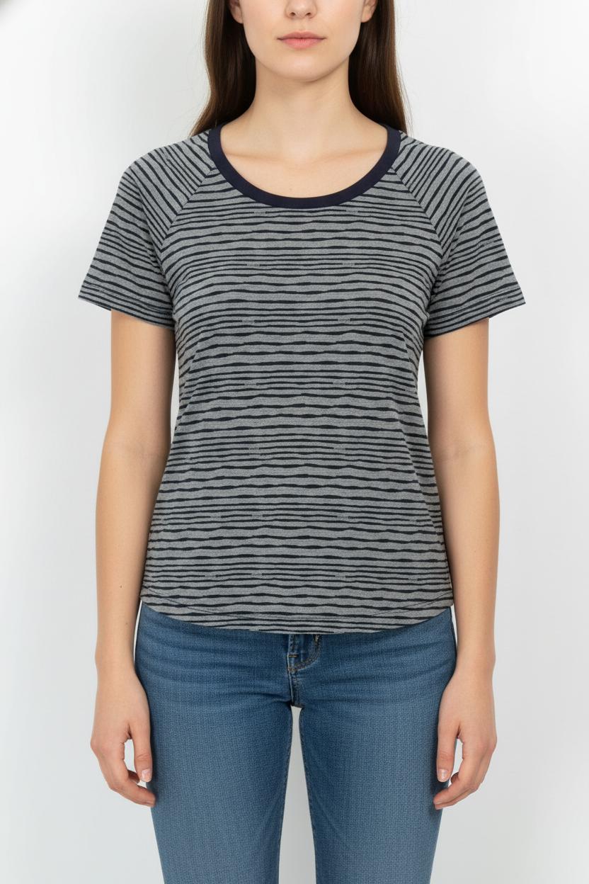 T-shirt Bleu et Gris - Taille S/36 de la marque Soeur | PARAD68372 - Vendu par Paradigme - Image 1