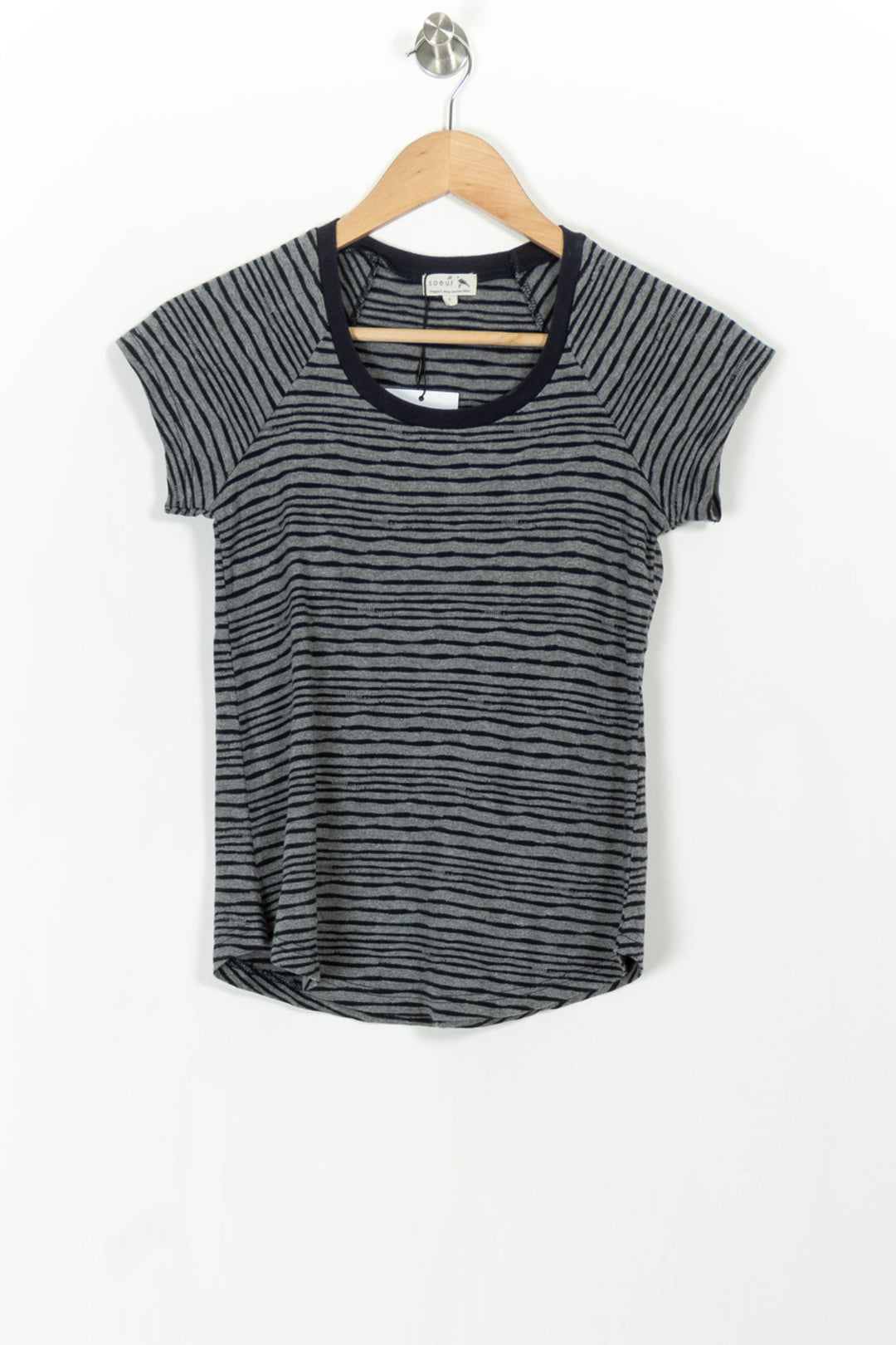 T-shirt Bleu et Gris - Taille S/36 de la marque Soeur | PARAD68372 - Vendu par Paradigme - Image 2