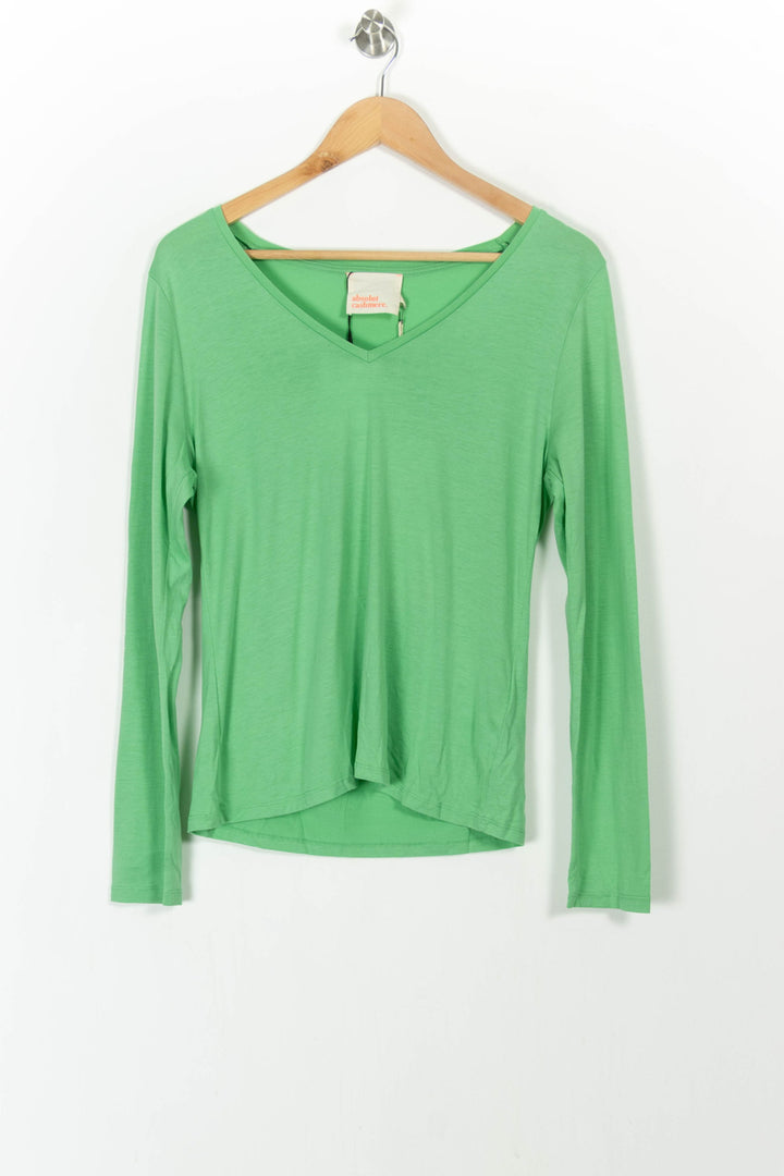 Pull Vert - Taille L/40 de la marque Absolut Cashmere | PARAD68381 - Vendu par Paradigme - Image 2