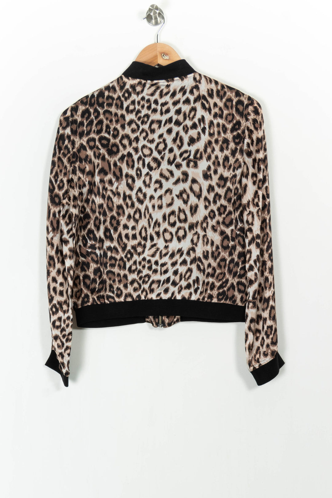 Blouson Léopard Marron et Noir - Taille S/36 de la marque Notshy Cashmere | PARAD68382 - Vendu par Paradigme - Image 4