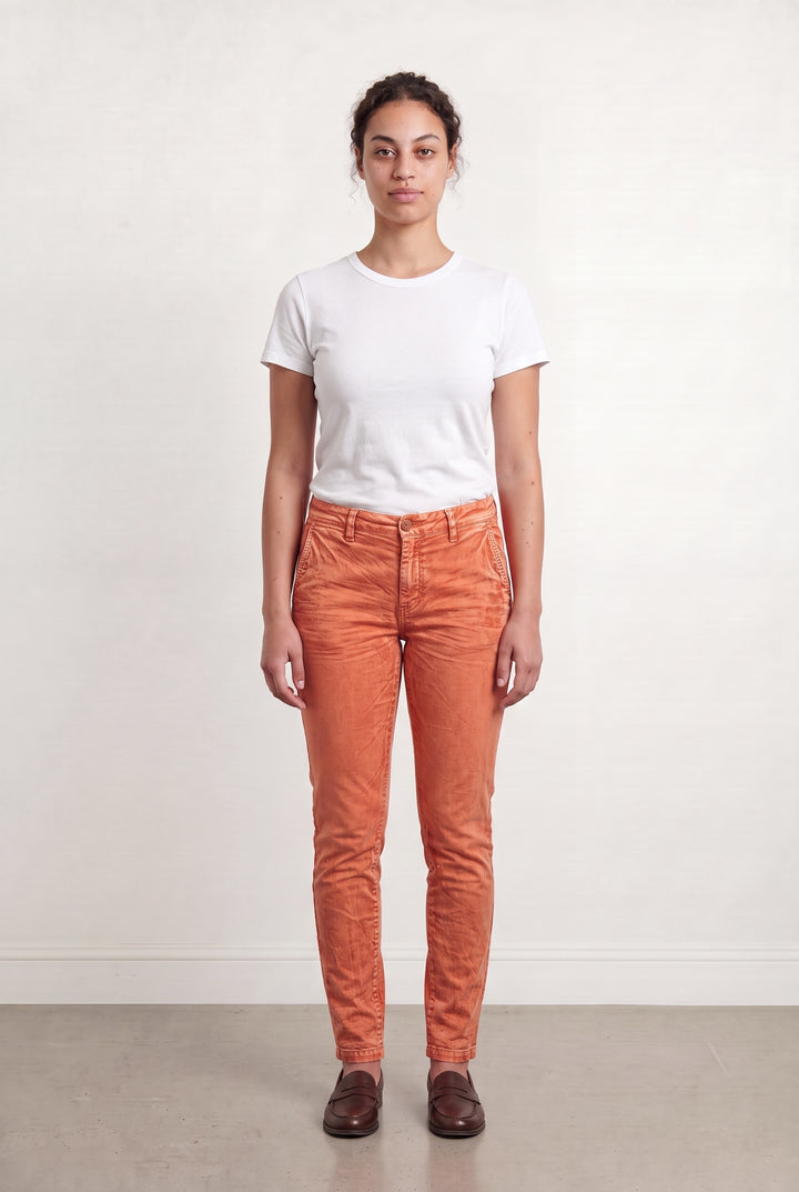 Chino Rouge - Taille L/40 de la marque ZAPA | PARAD68387 - Vendu par Paradigme - Image 1