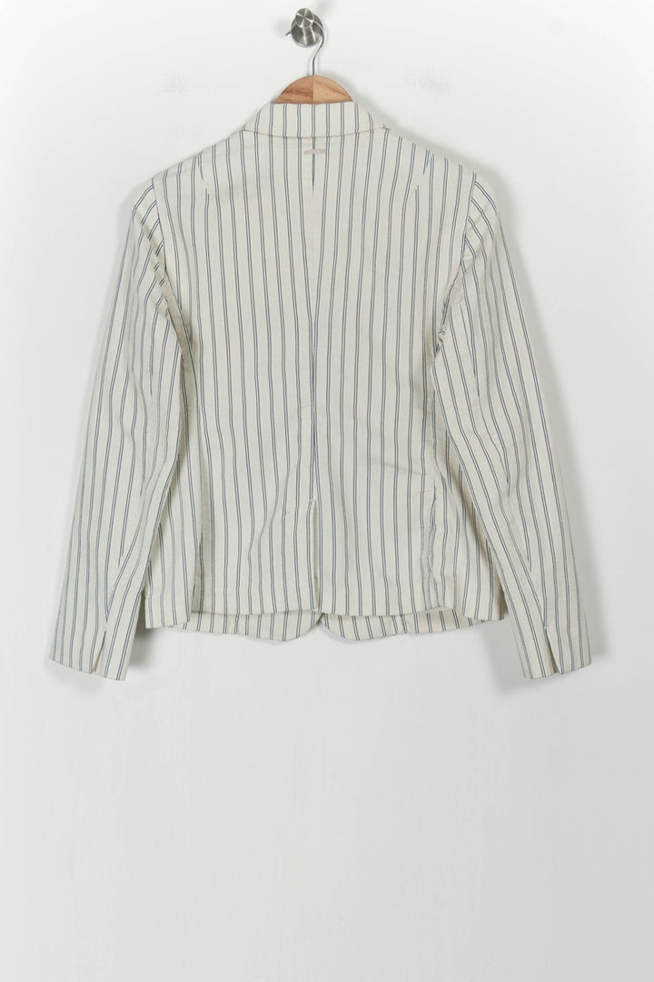 Veste Blanche et Bleue - Taille XXL/44 de la marque Max Mara | PARAD68392 - Vendu par Paradigme - Image 4