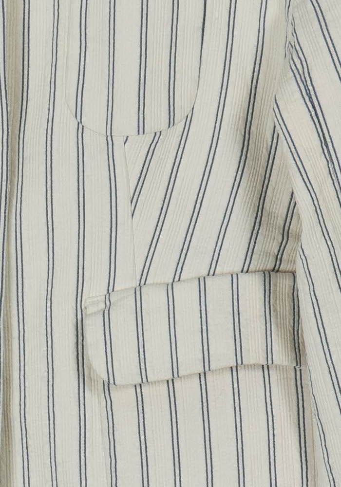 Veste Blanche et Bleue - Taille XXL/44 de la marque Max Mara | PARAD68392 - Vendu par Paradigme - Image 3