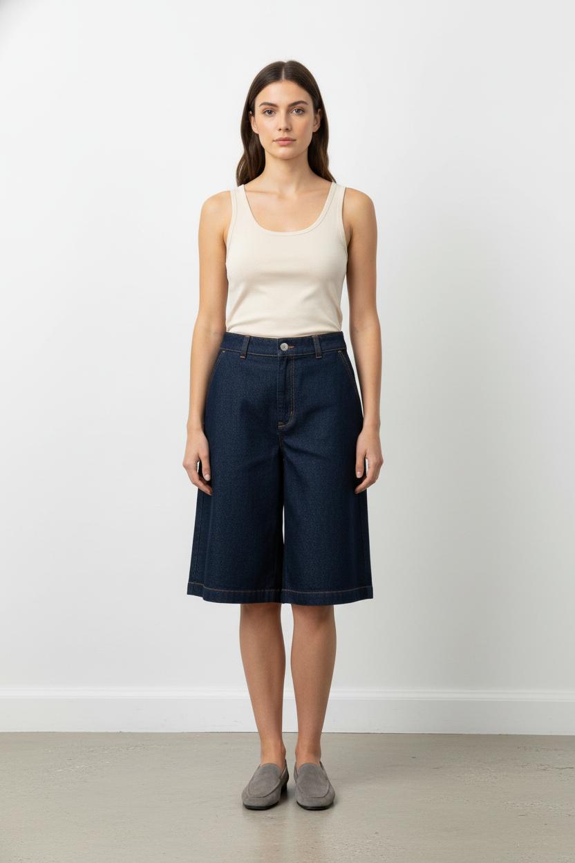 Bermuda Bleu - Taille S/36 de la marque Maison Kitsuné | PARAD68406 - Vendu par Paradigme - Image 1