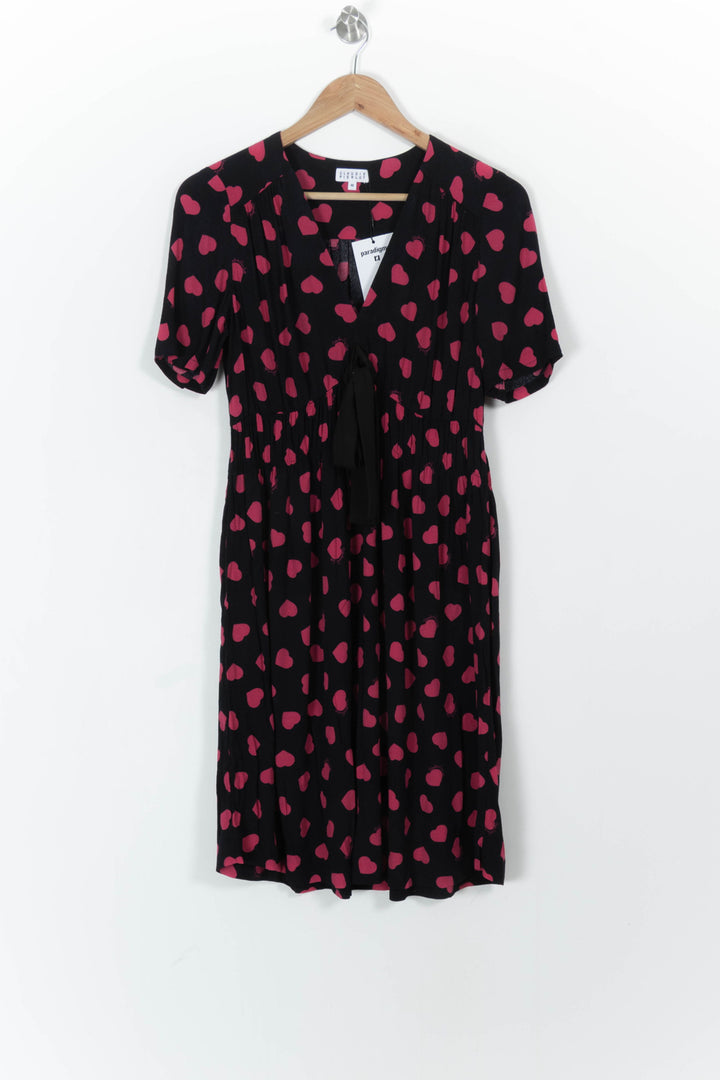 Robe Courte Noire et Rouge - Taille L/40 de la marque Claudie Pierlot | PARAD68413 - Vendu par Paradigme - Image 2