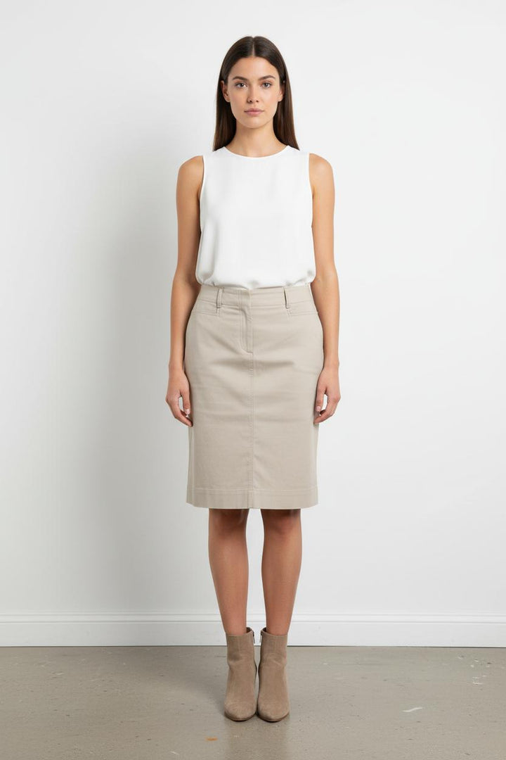 Jupe Droite Beige - Taille XL/42 de la marque Gerard Darel | PARAD68429 - Vendu par Paradigme - Image 1