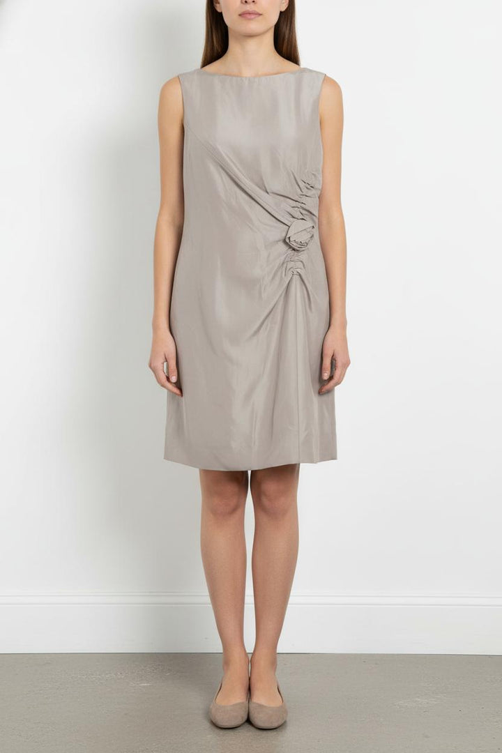 Robe Droite Beige - Taille XL/42 de la marque ZAPA | PARAD68447 - Vendu par Paradigme - Image 1