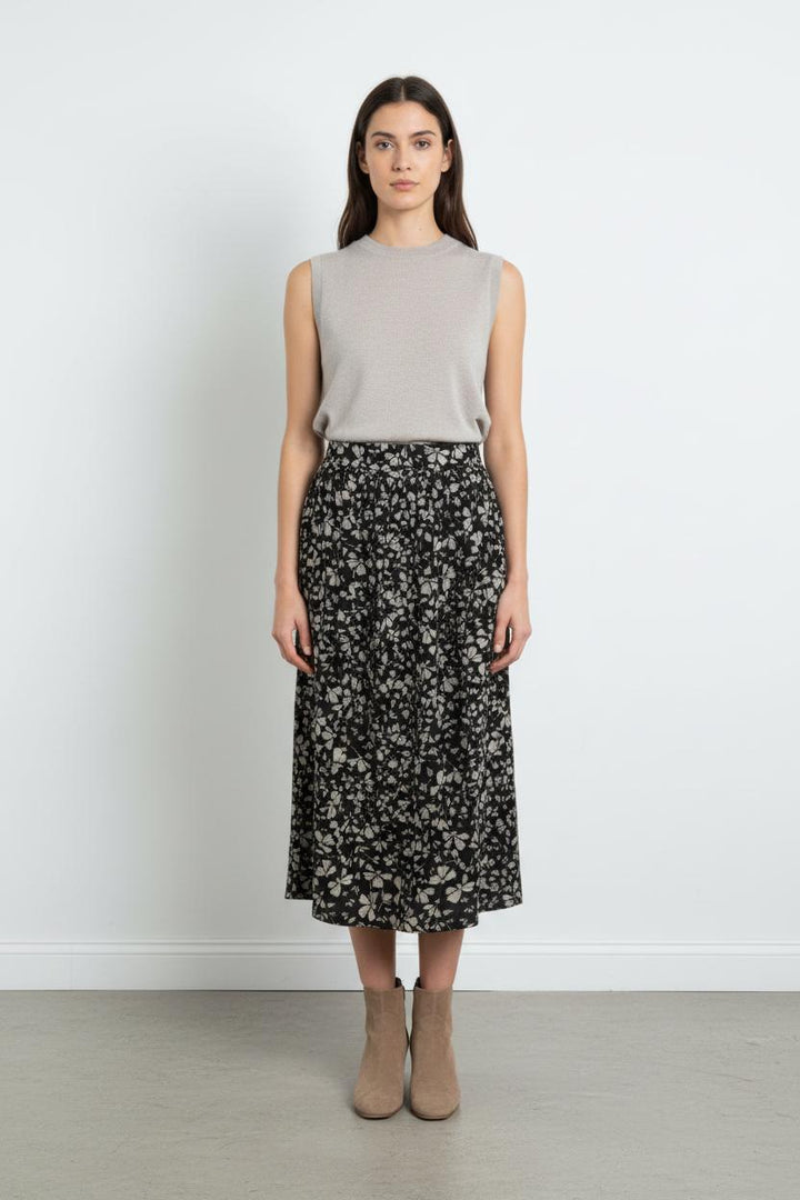 Jupe Midi Noire et Blanche - Taille S/36 de la marque Stella Forest | PARAD68452 - Vendu par Paradigme - Image 1