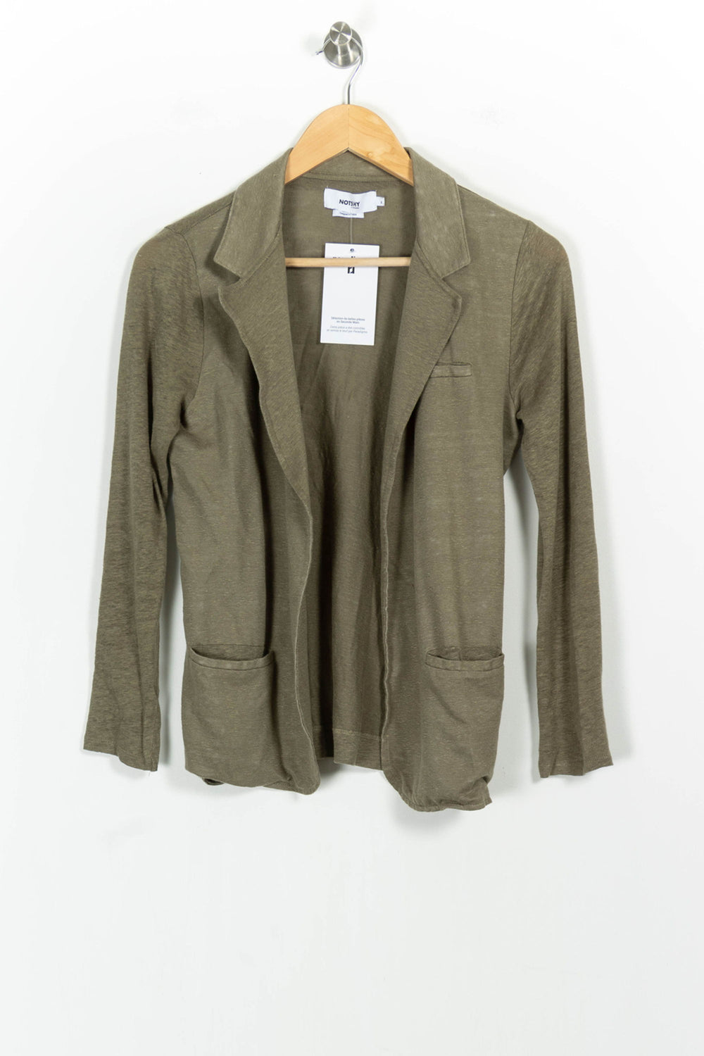 Blazer Vert - Taille S/36 de la marque Notshy Cashmere | PARAD68455 - Vendu par Paradigme - Image 2