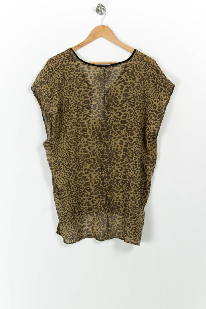 Blouse Marron - Taille M/38 de la marque ba&sh | PARAD68474 - Vendu par Paradigme - Image 4