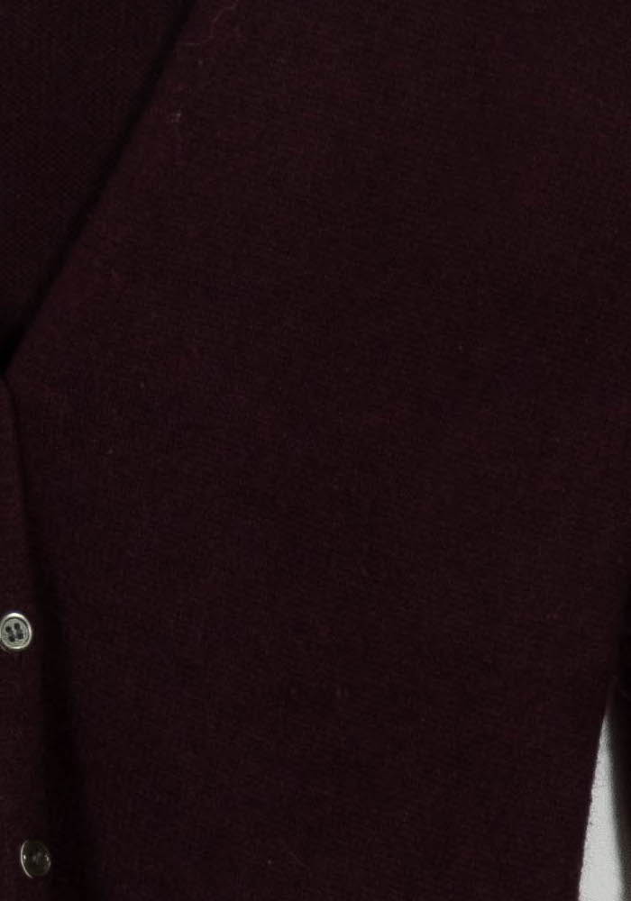 Cardigan Bordeaux - Taille L/40 de la marque Eric Bompard | PARAD68481 - Vendu par Paradigme - Image 3