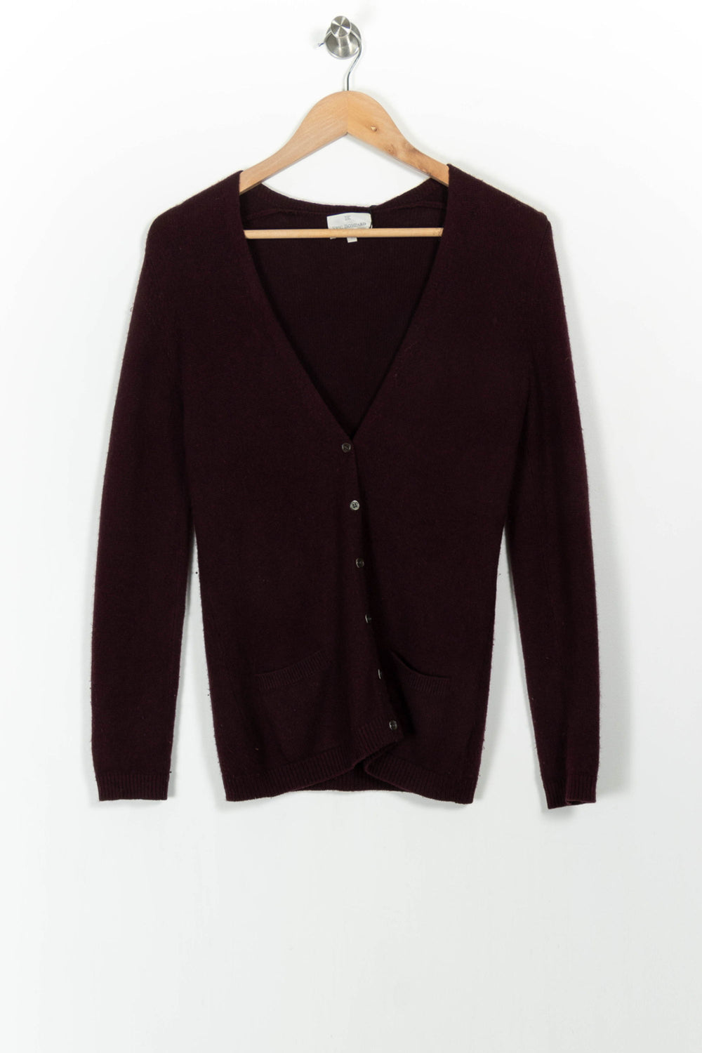Cardigan Bordeaux - Taille L/40 de la marque Eric Bompard | PARAD68481 - Vendu par Paradigme - Image 2
