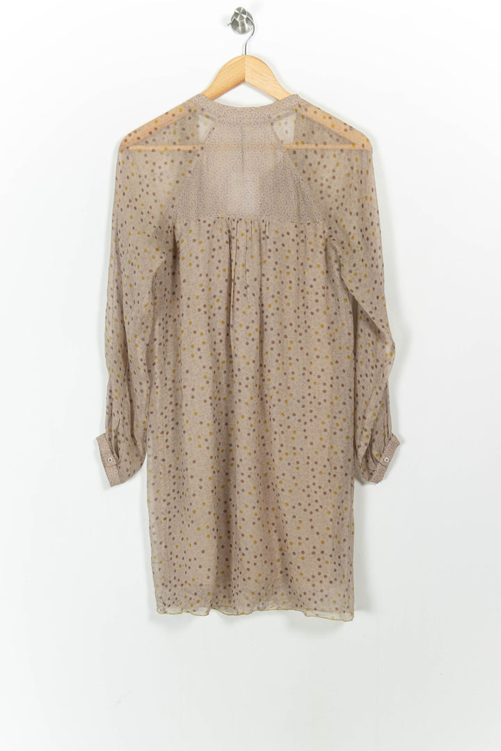 Robe Courte Beige à Pois - Taille S/36 de la marque Zadig&Voltaire | PARAD68488 - Vendu par Paradigme - Image 4