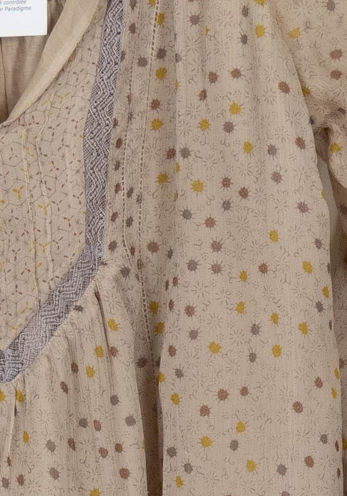 Robe Courte Beige à Pois - Taille S/36 de la marque Zadig&Voltaire | PARAD68488 - Vendu par Paradigme - Image 3