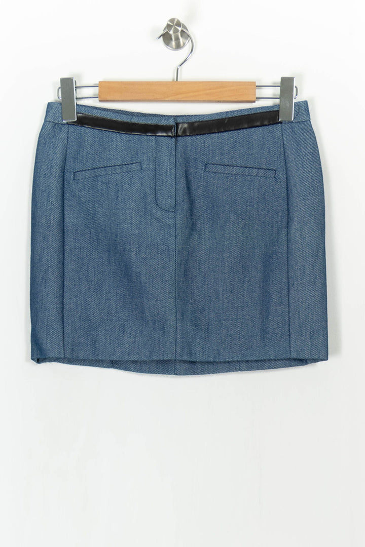 Jupe Courte Bleue - Taille S/36 de la marque Maje | PARAD68495 - Vendu par Paradigme - Image 2