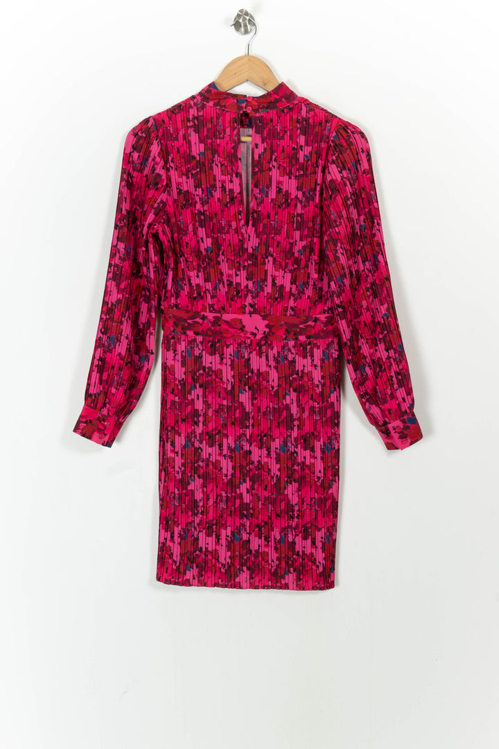 Robe Plissée Rose et Rouge - Taille M/38 de la marque IKKS | PARAD68500 - Vendu par Paradigme - Image 4