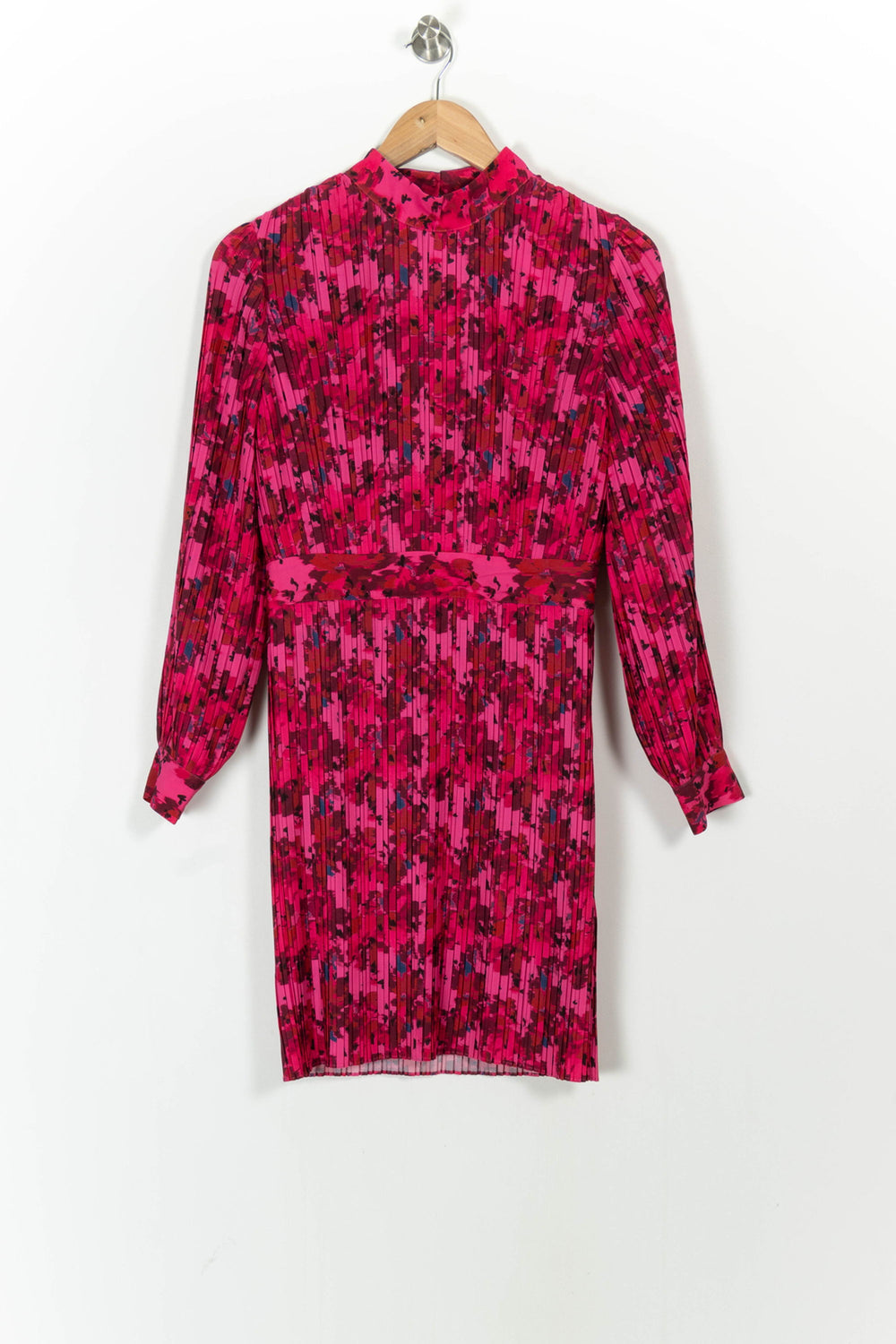 Robe Plissée Rose et Rouge - Taille M/38 de la marque IKKS | PARAD68500 - Vendu par Paradigme - Image 2