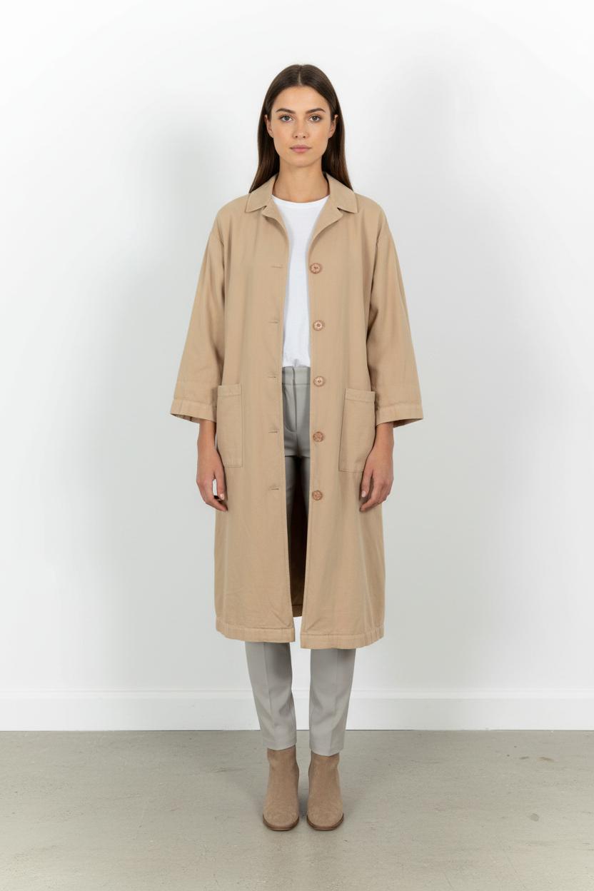 Trench Beige - Taille S/36 de la marque Des petits hauts | PARAD68508 - Vendu par Paradigme - Image 1