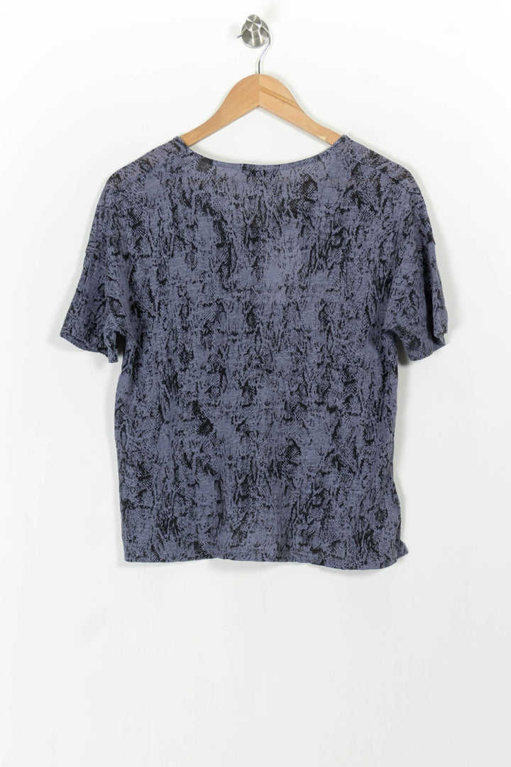 Tee-shirt Bleu et Noir - Taille S/36 de la marque ZAPA | PARAD68510 - Vendu par Paradigme - Image 4