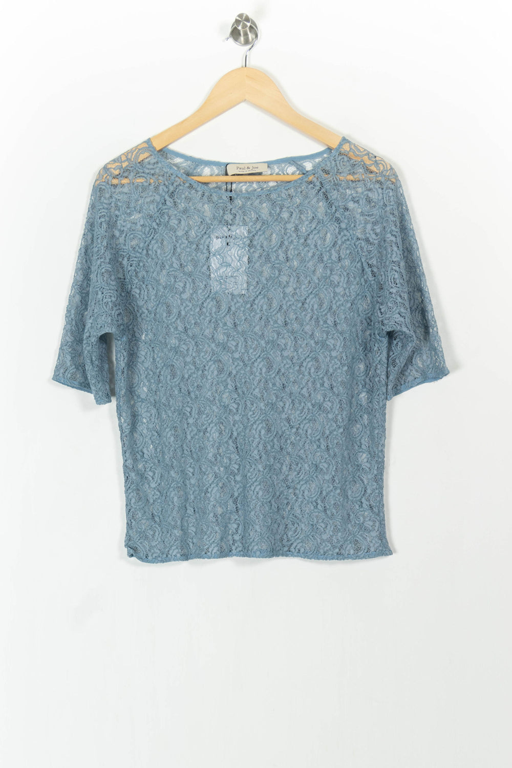 Blouse en Dentelle Bleue - Taille M/38 de la marque Paul & Joe | PARAD68511 - Vendu par Paradigme - Image 2