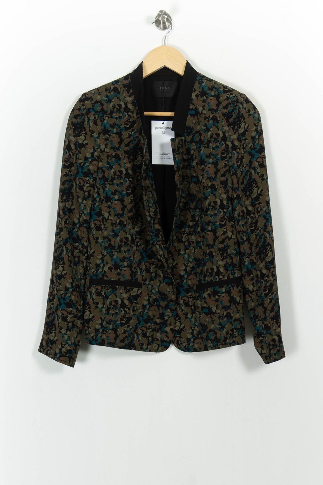 Blazer Vert et Noir - Taille S/36 de la marque IKKS | PARAD68512 - Vendu par Paradigme - Image 2