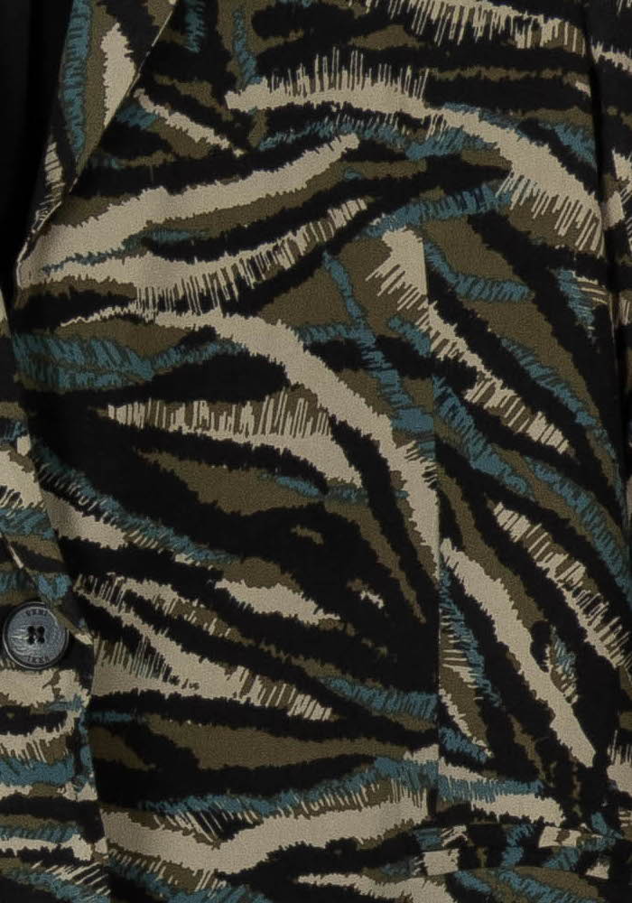 Blazer Vert et Noir - Taille S/36 de la marque IKKS | PARAD68513 - Vendu par Paradigme - Image 3