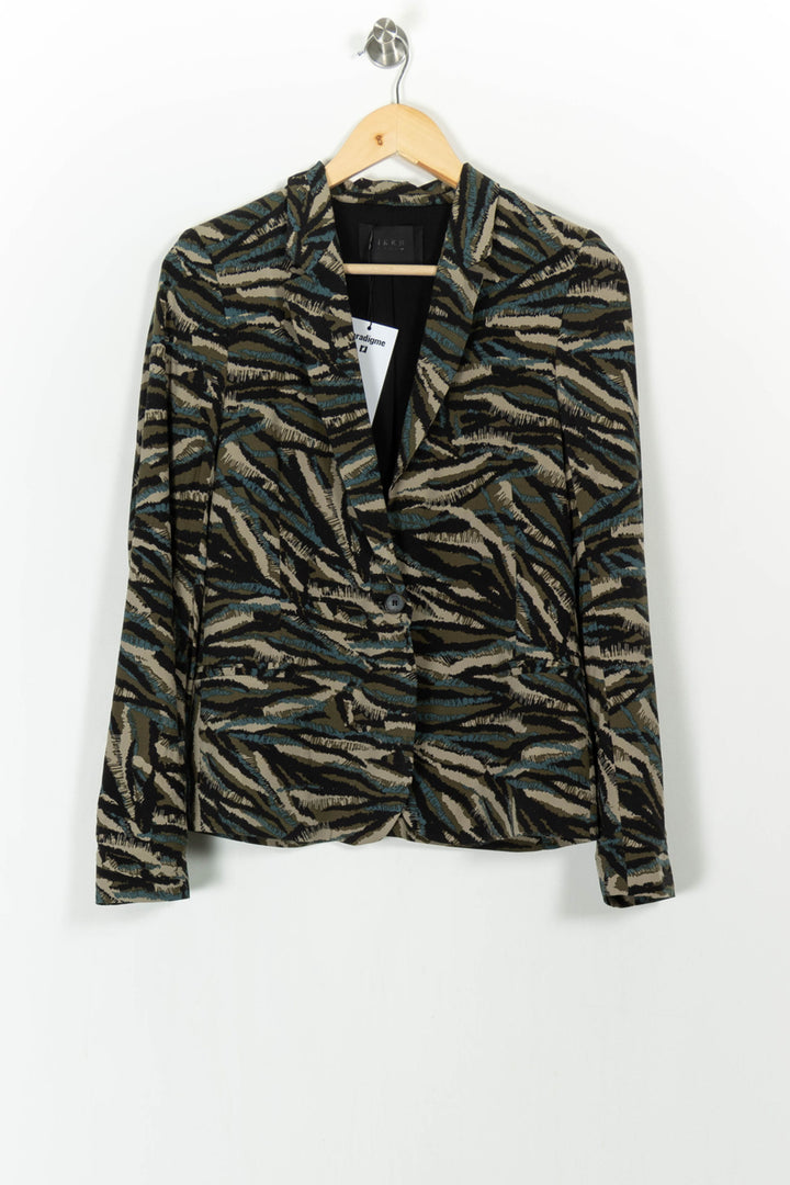 Blazer Vert et Noir - Taille S/36 de la marque IKKS | PARAD68513 - Vendu par Paradigme - Image 2