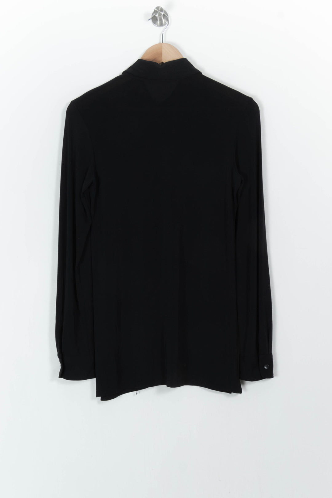 Chemise Noire - Taille M/38 de la marque Agnès b. | PARAD68522 - Vendu par Paradigme - Image 4
